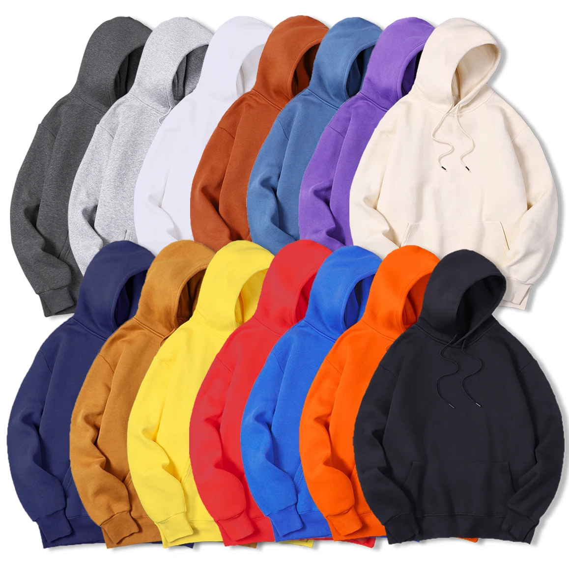 Men's Solid Color Hooded Sweat - đánh giá và giá Streetwear Brand Hoodies
