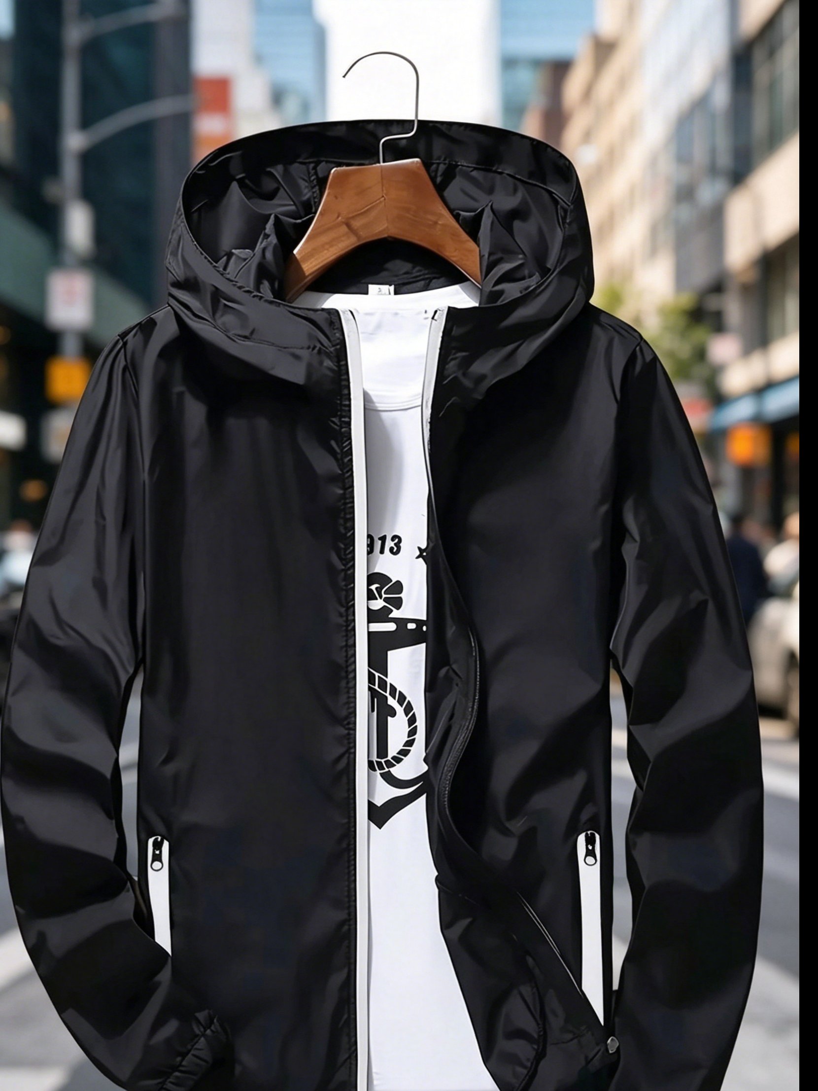 Men's Premium Lightweight Hood - đánh giá và giá Streetwear Zipper
